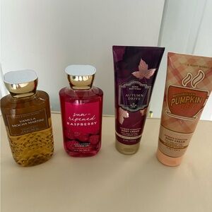 Bath and Body Works Lotion and Shower Gel Bundle